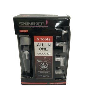 Sminiker Men's Cordless Rechargeable 5 Tools-in-One Complete Groom Kit SMK-005